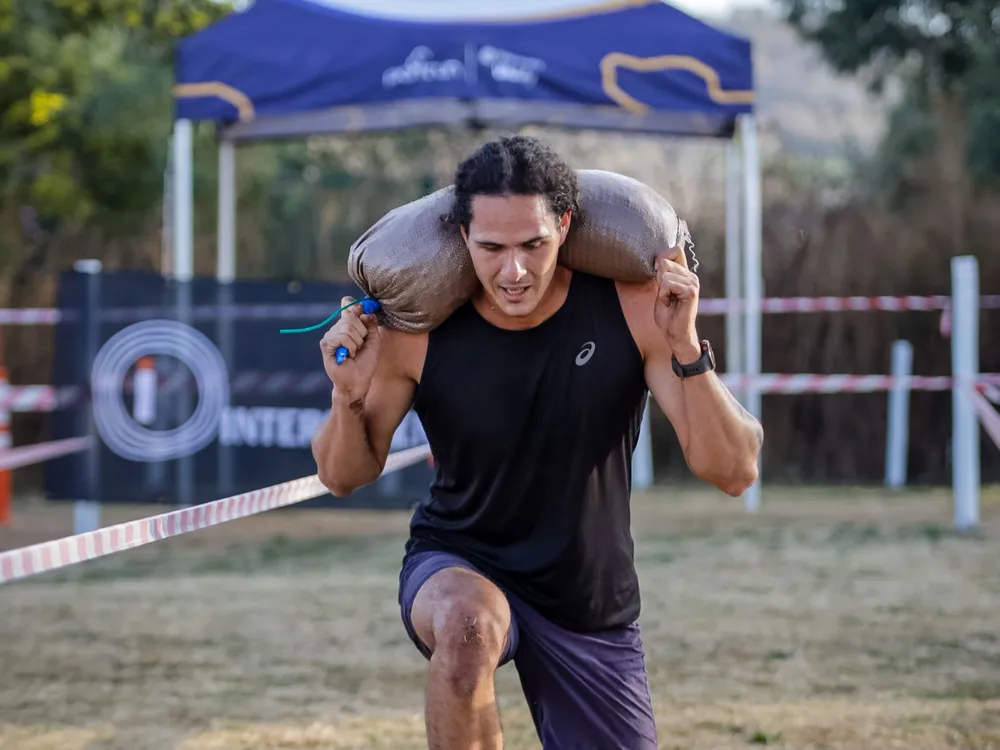 Sandbag Lunges